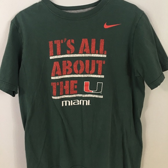 Vintage Nike x University of Miami Tee - Picture 1 of 2